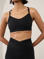 Athleta Black Saluation High Waisted Crossover Pocket Leggings - Image 3 of 3