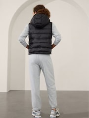 Athleta Black Aire Puffer Vest Gilet Jacket - Image 2 of 4