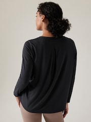 Athleta Black With Ease Long Sleeve Top - Image 2 of 5