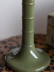 Rockett St George Green Palm Tree Taper Holder - Image 3 of 5