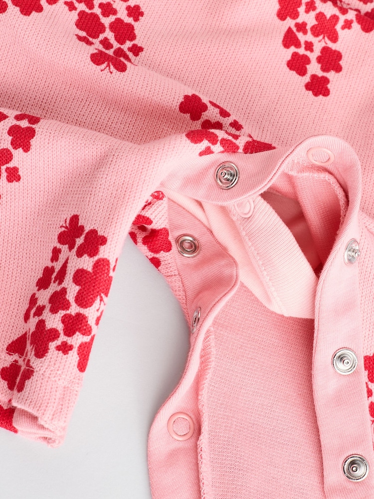Pink/Red Hearts Dungarees and Bodysuit Set (0mths-3yrs) - Image 12 of 12