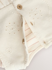 White Baby Long Sleeve Bodysuit & Dungarees Set (0mths-2yrs) - Image 6 of 8
