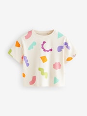 Turquoise Blue Short Sleeve T-Shirts 4 Pack (3mths-7yrs) - Image 2 of 9