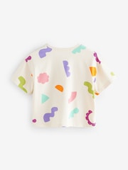 Turquoise Blue Short Sleeve T-Shirts 4 Pack (3mths-7yrs) - Image 3 of 9