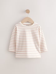Pink/White 4 Pack Bunny Embroidered Long Sleeve T-Shirts (3mths-7yrs) - Image 4 of 8