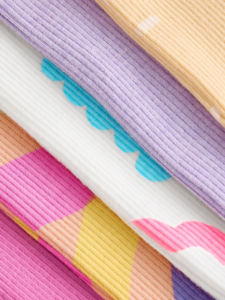 arc-en-ciel - T-shirt Manches courtes 5 Pack (3mois-7ans) - Image 8 of 9