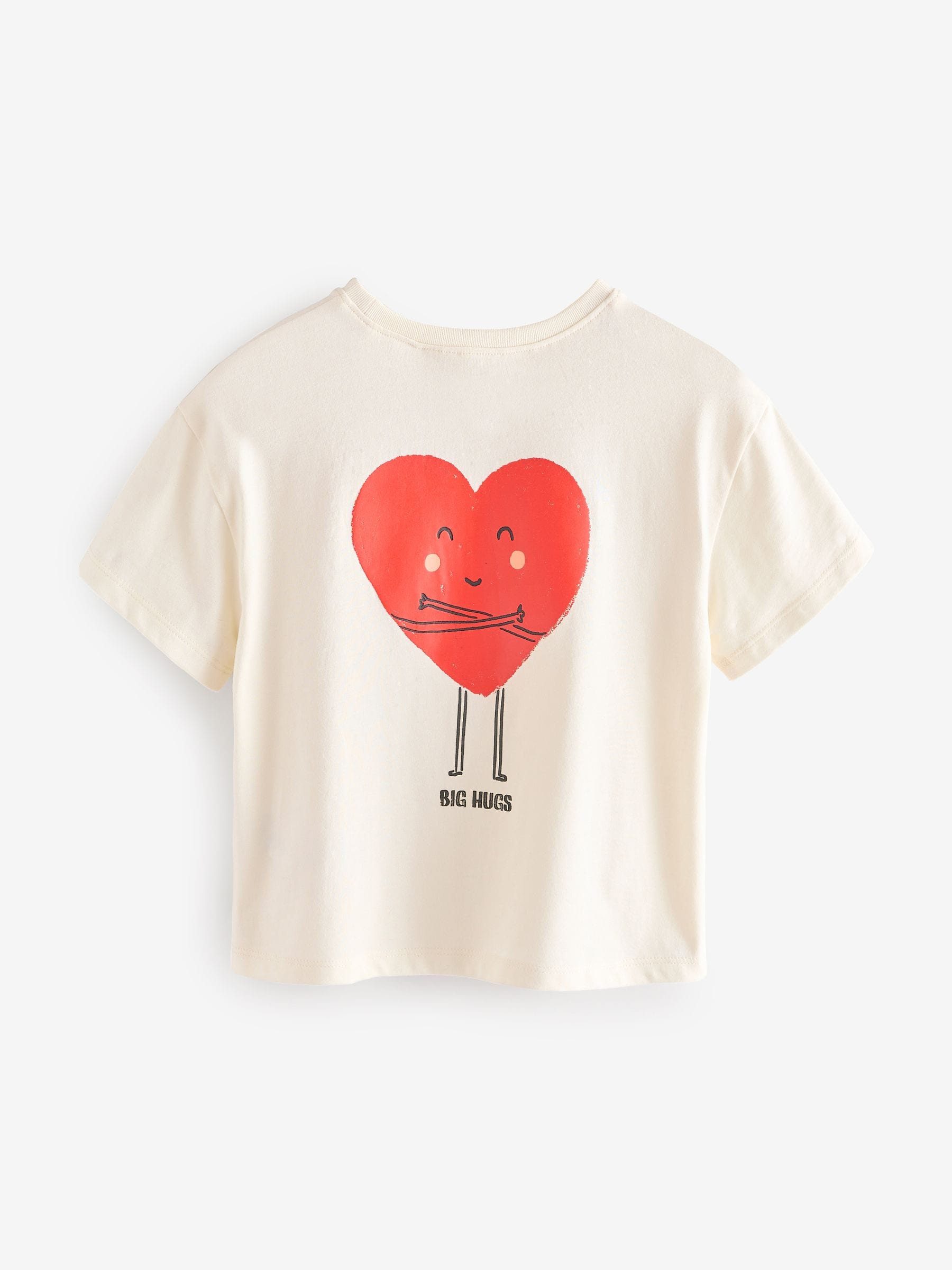 休日限定 Buy (3mths Pack 3 T-Shirt Sleeve Short Heart/Ladybird Red トップス