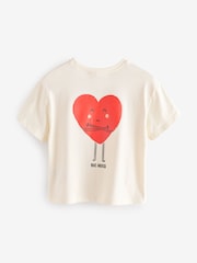 Red Heart/Ladybird Short Sleeve T-Shirt 3 Pack (3mths-7yrs) - Image 5 of 9
