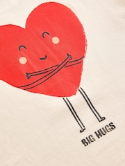 Red Heart/Ladybird Short Sleeve T-Shirt 3 Pack (3mths-7yrs) - Image 8 of 9