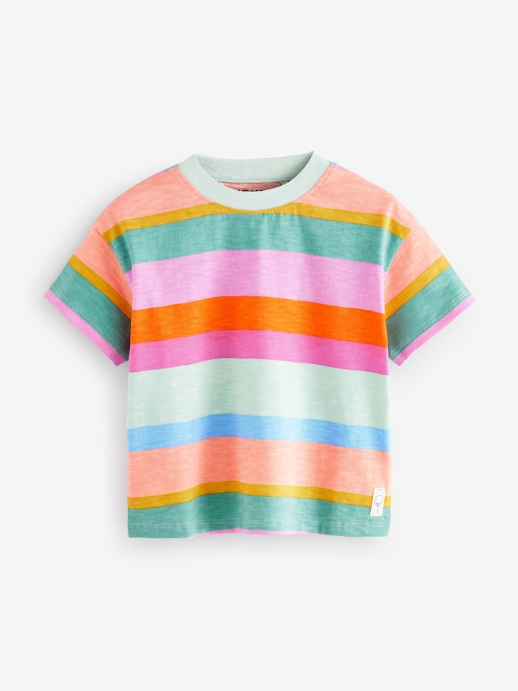 Orange Short Sleeve T-Shirt 4 Pack (3mths-7yrs) - Image 4 of 9