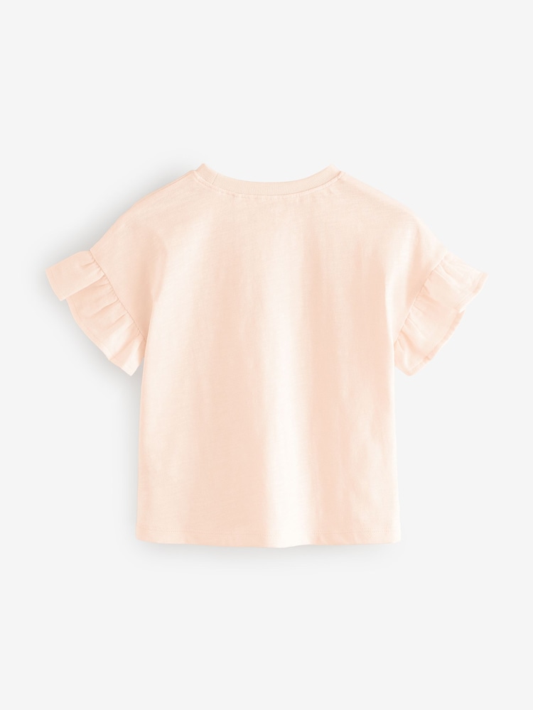 Bleu - T-shirt Manches courtes 4 Pack (3mois-7ans) - Image 6 of 9
