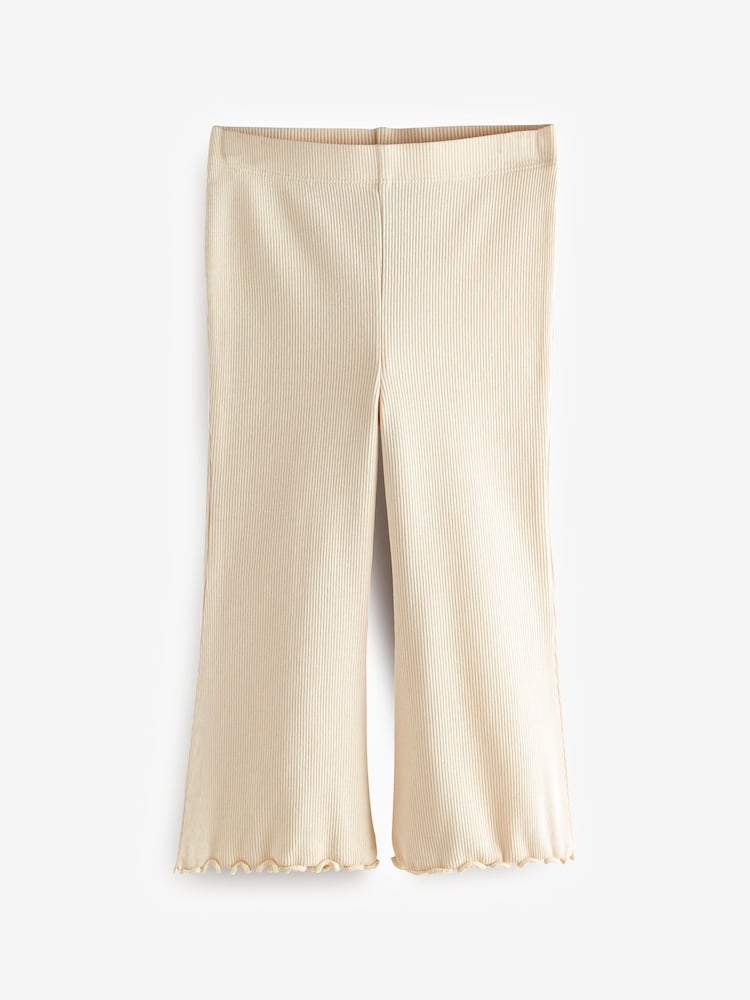 Blauw - Rib Flare Leggings 4 Pack (3mths-7yrs) - Image 3 of 8