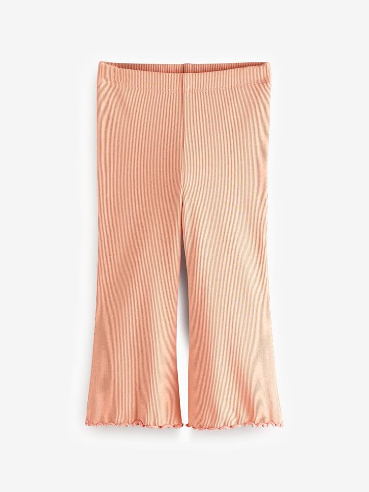 Blauw - Rib Flare Leggings 4 Pack (3mths-7yrs) - Image 5 of 8