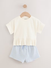 Pink T-Shirt & Short 2 Pack Set (3mths-7yrs) - Image 2 of 8