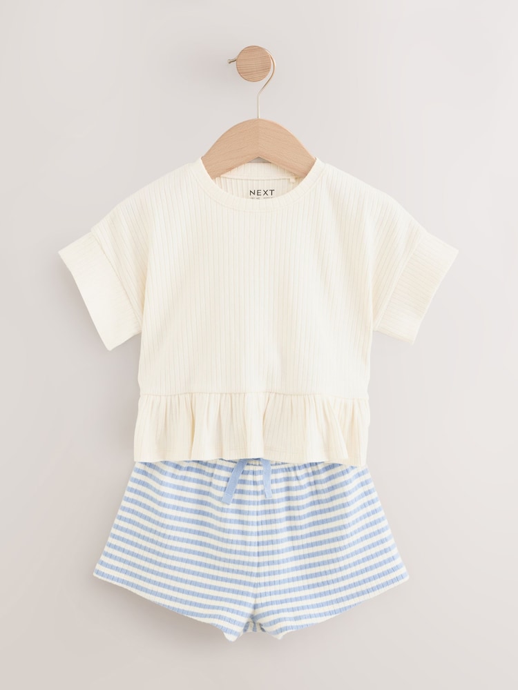 Pink T-Shirt & Short 2 Pack Set (3mths-7yrs) - Image 2 of 8