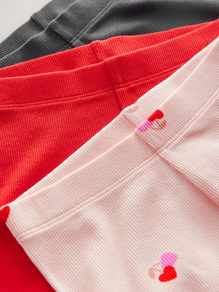 Rood - Set van 3 fietsshorts (3 mnd-7 jr) - Image 6 of 7