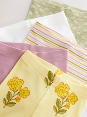 Pastelna mavrica - Rebraste gamaše 5 paket (3mesec-7leto) - Slika 2 iz 3