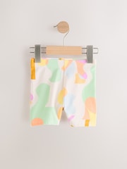 Rainbow Ribbed Shorts 3 Pack (3mths-7yrs) - Image 2 of 7