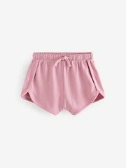 Blue/Cream/Pink Tie Front Runner Shorts 3 Pack (3mths-7yrs) - Image 5 of 7