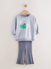 Blue T-Shirt & Flares 2 Pack Set (3mths-7yrs) - Image 2 of 8