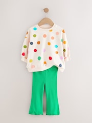 Blue T-Shirt & Flares 2 Pack Set (3mths-7yrs) - Image 6 of 8