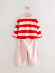Red 2 Pack T-Shirt & Joggers Set (3mths-7yrs) - Image 6 of 6