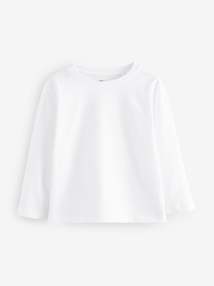 Multi - T-shirt à manches longues 7 Pack (3mois-7ans) - Image 3 of 11
