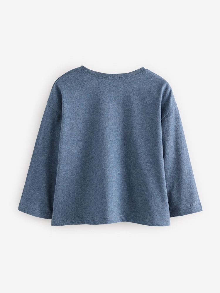 Multi - T-shirt à manches longues 7 Pack (3mois-7ans) - Image 9 of 11