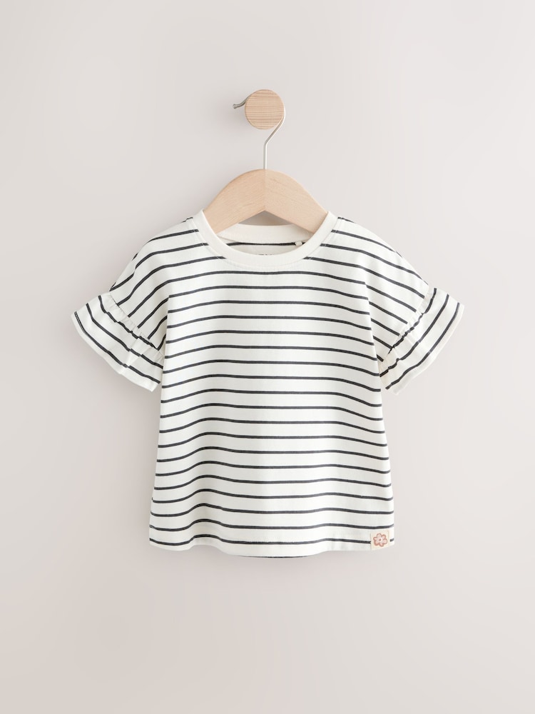 Pink Short Sleeve 100% Cotton T-Shirts 3 Pack (3mths-7yrs) - Image 4 of 8