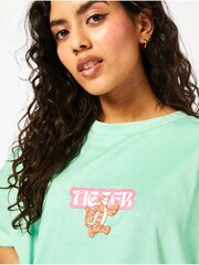 Skinnydip Green Disney Tigger Washed T-Shirt - Image 3 of 3
