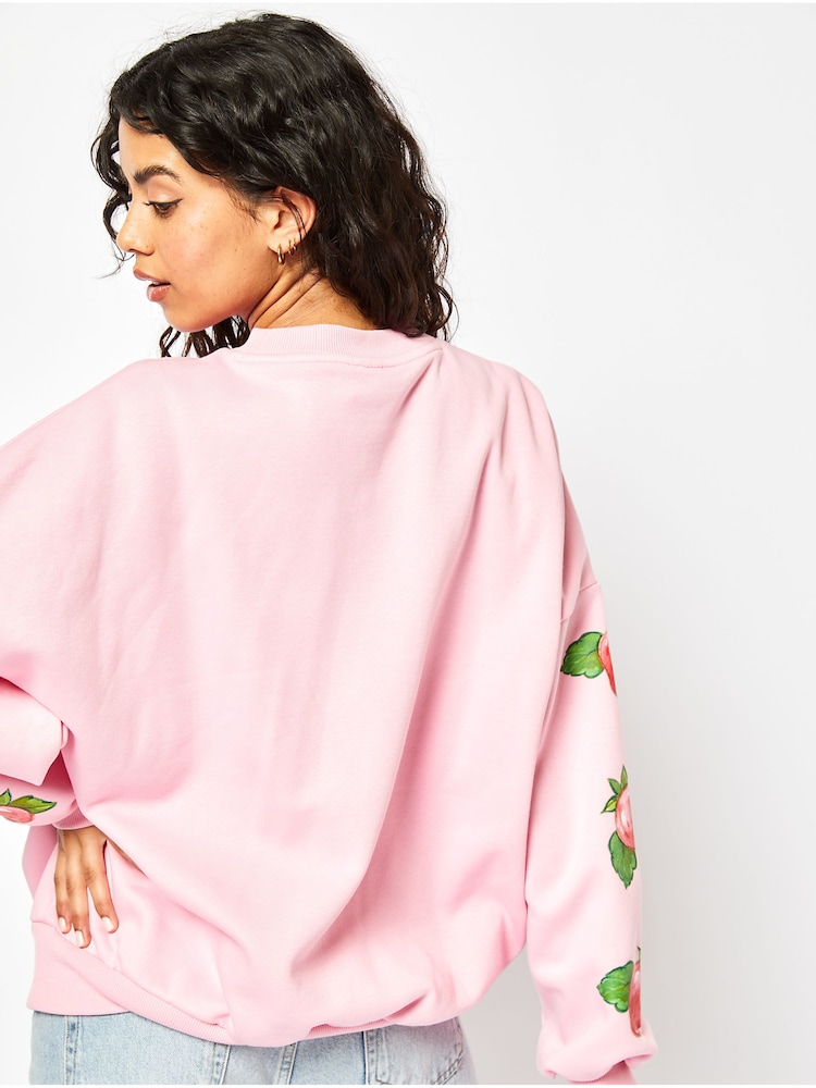 Skinnydip Pink Strawberry Shortcake Sweatshirt - Image 2 of 5