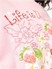 Skinnydip Pink Strawberry Shortcake Sweatshirt - Image 5 of 5