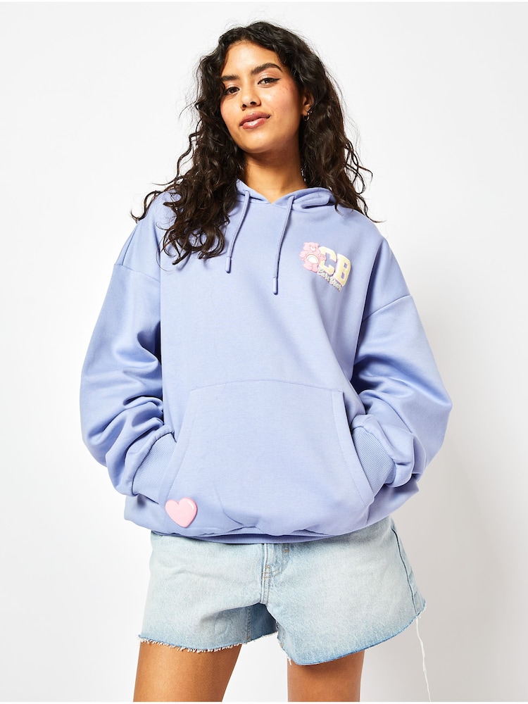 Skinnydip Blue Care Bears Varsity Hoodie - Image 1 of 3