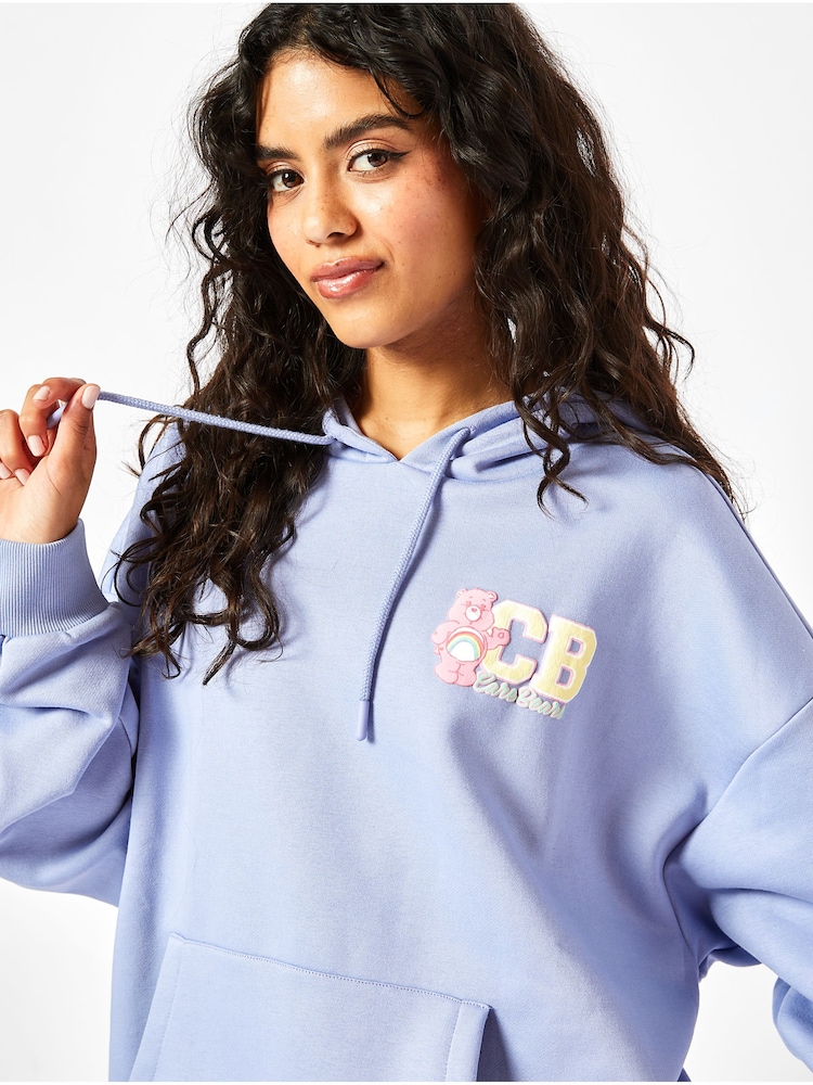 Skinnydip Blue Care Bears Varsity Hoodie - Image 3 of 3