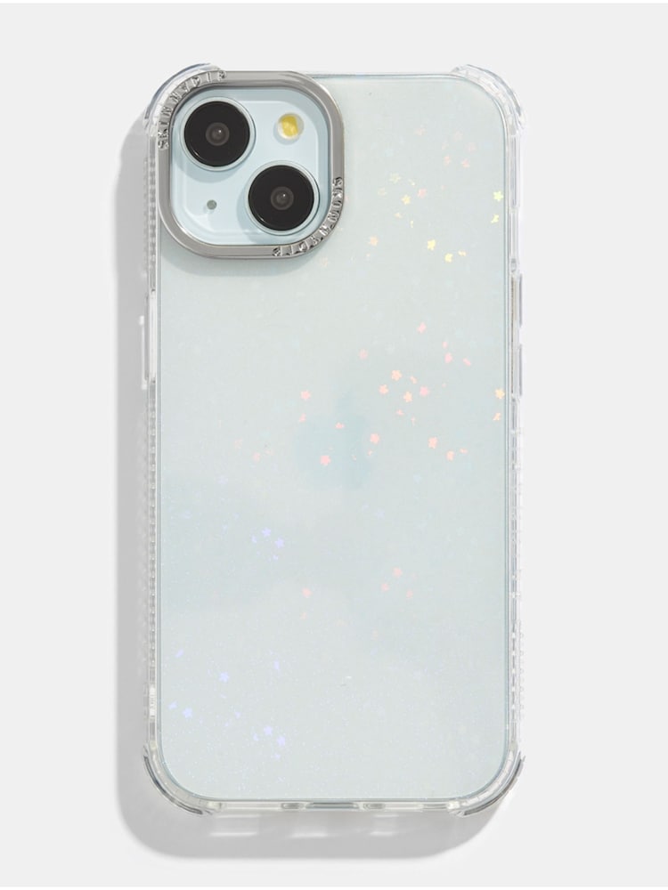 Skinnydip Holo Sparkle Wildflower Thistle Shock iPhone CaseiPhone 15 Plus Case - Image 1 of 4