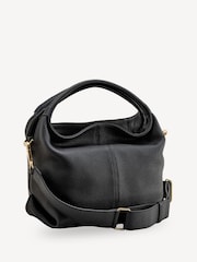 Manu Atelier Black Suede Leather Mini Gala Bag - Image 4 of 8