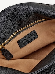 Manu Atelier Black Suede Leather Mini Gala Bag - Image 7 of 8