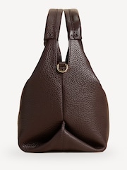 Manu Atelier Deep Brown Suede Leather Mini Gala Bag - Image 2 of 13
