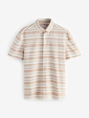 Neutral Stripe Line Halfsleeves Shirt - Image 1 of 1