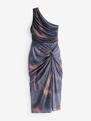 AX Paris One Shoulder Knot Skirt Midi Dress - Image 5 of 5