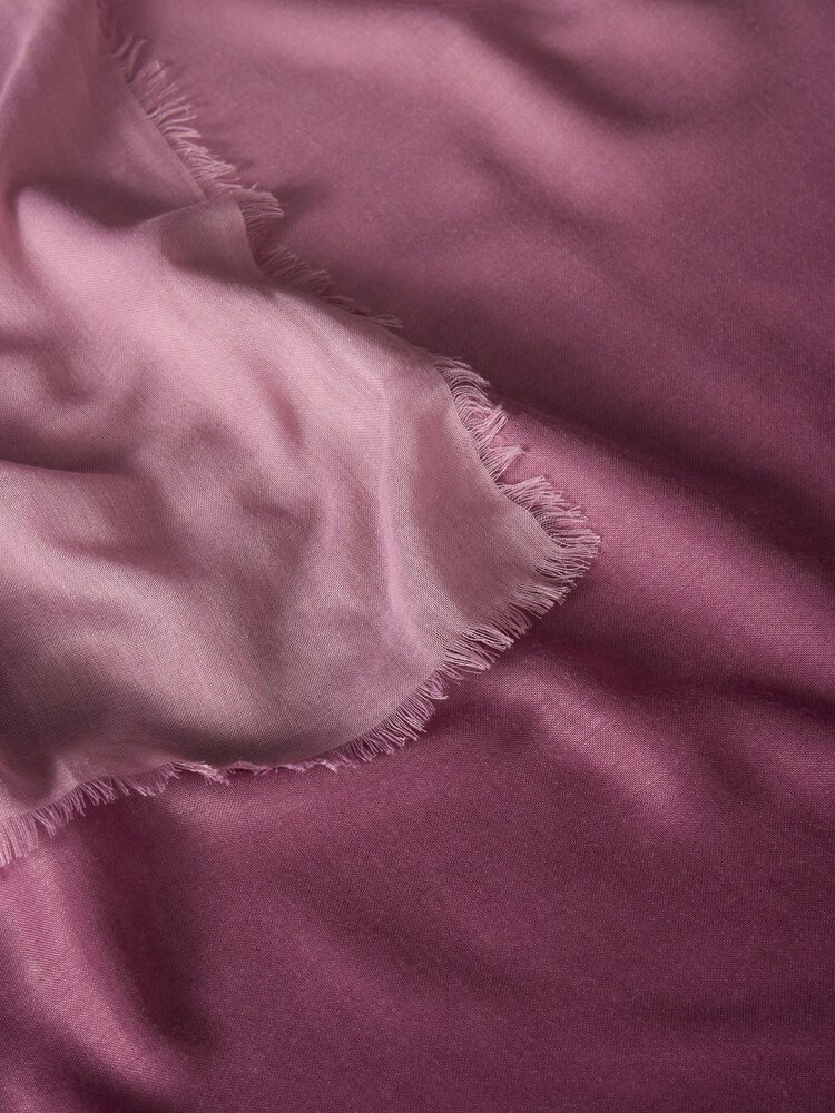 White Stuff Purple Oversized Penny Plain Scarf - Image 2 of 3