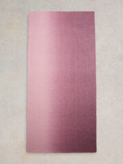 White Stuff Purple Oversized Penny Plain Scarf - Image 3 of 3