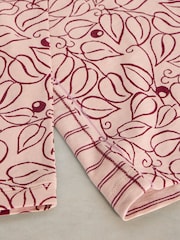 White Stuff Pink Nelly 100% Cotton T-Shirt - Image 7 of 7
