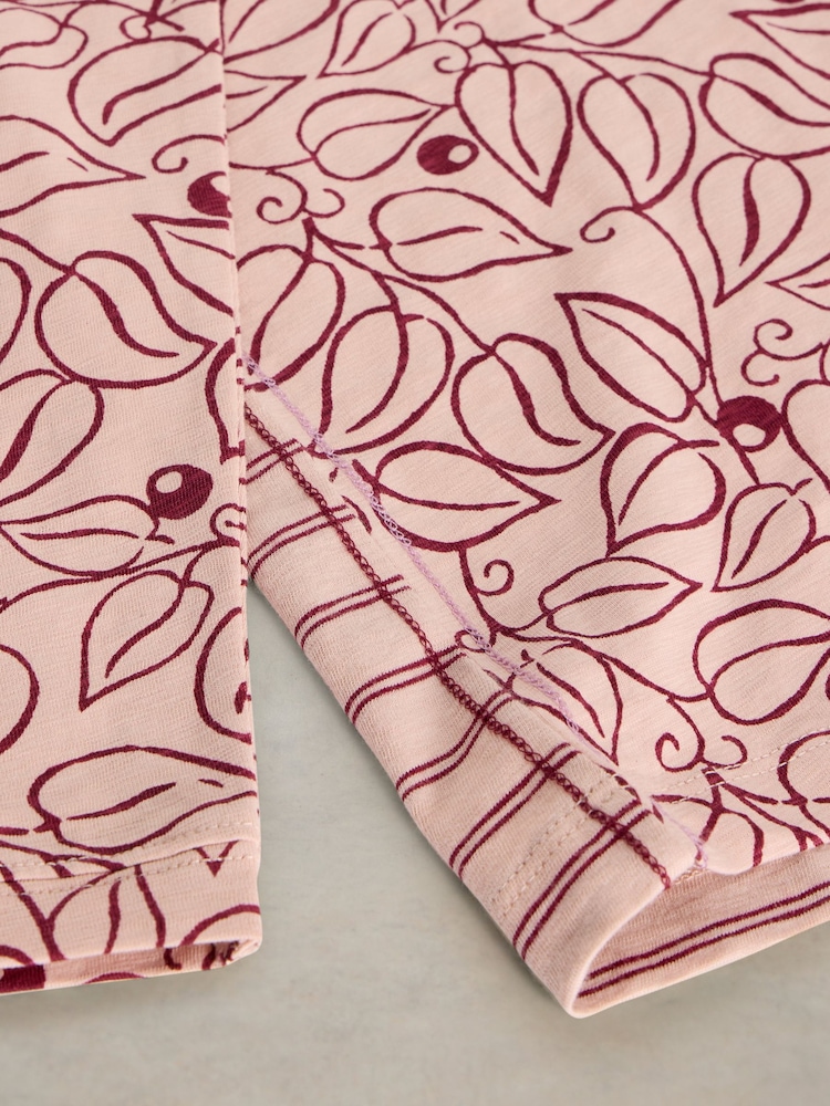 White Stuff Pink Nelly 100% Cotton T-Shirt - Image 7 of 7