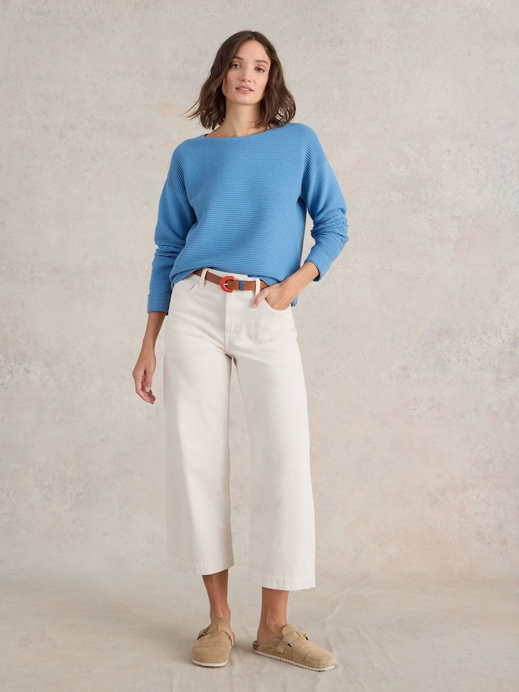 White Stuff Blue Jana Jumper - Image 1 of 7 White Stuff Blue Jana Jumper - Image 1 of 7