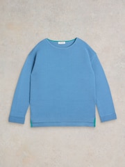 White Stuff Blue Jana Jumper - Image 5 of 7