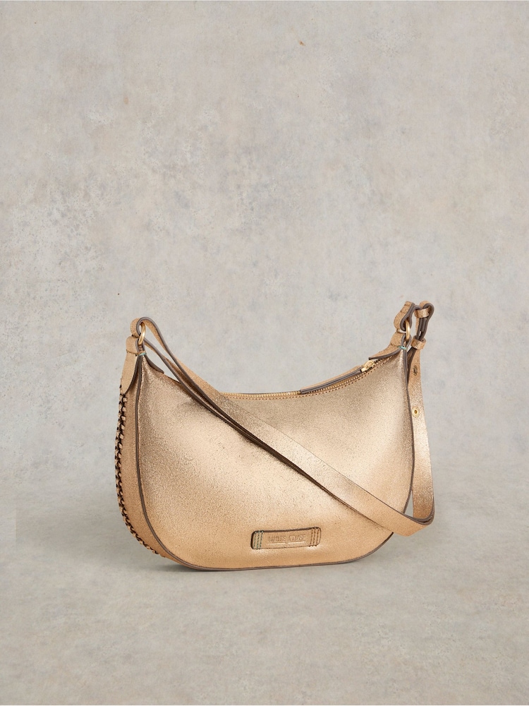 White Stuff Gold Suzie Swing Convertible Bag - Image 2 of 6