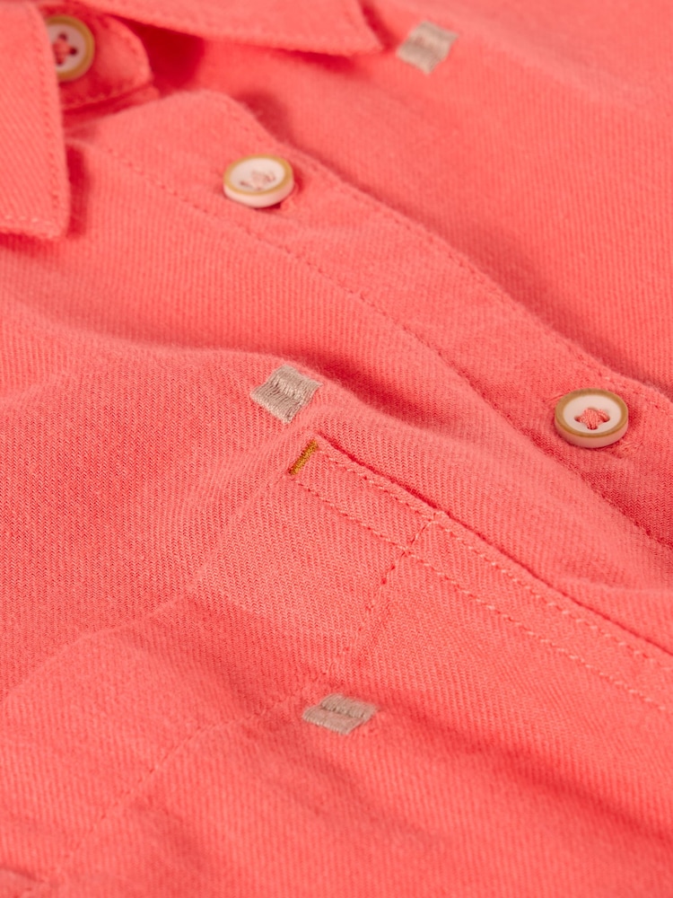 White Stuff Pink Sophie 100% Cotton Shirt - Image 7 of 7