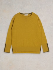 White Stuff Yellow Olive Jumper - Image 5 of 7