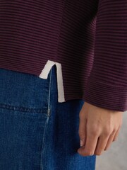 White Stuff Purple Jana Jumper - Image 4 of 7